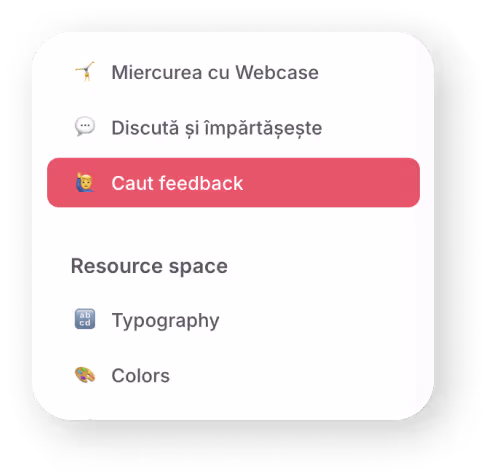 Proiect pus la feedback în comunitate