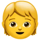 Emoji copil zâmbind.