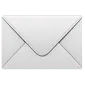 Closed white paper envelope on a plain white background.
