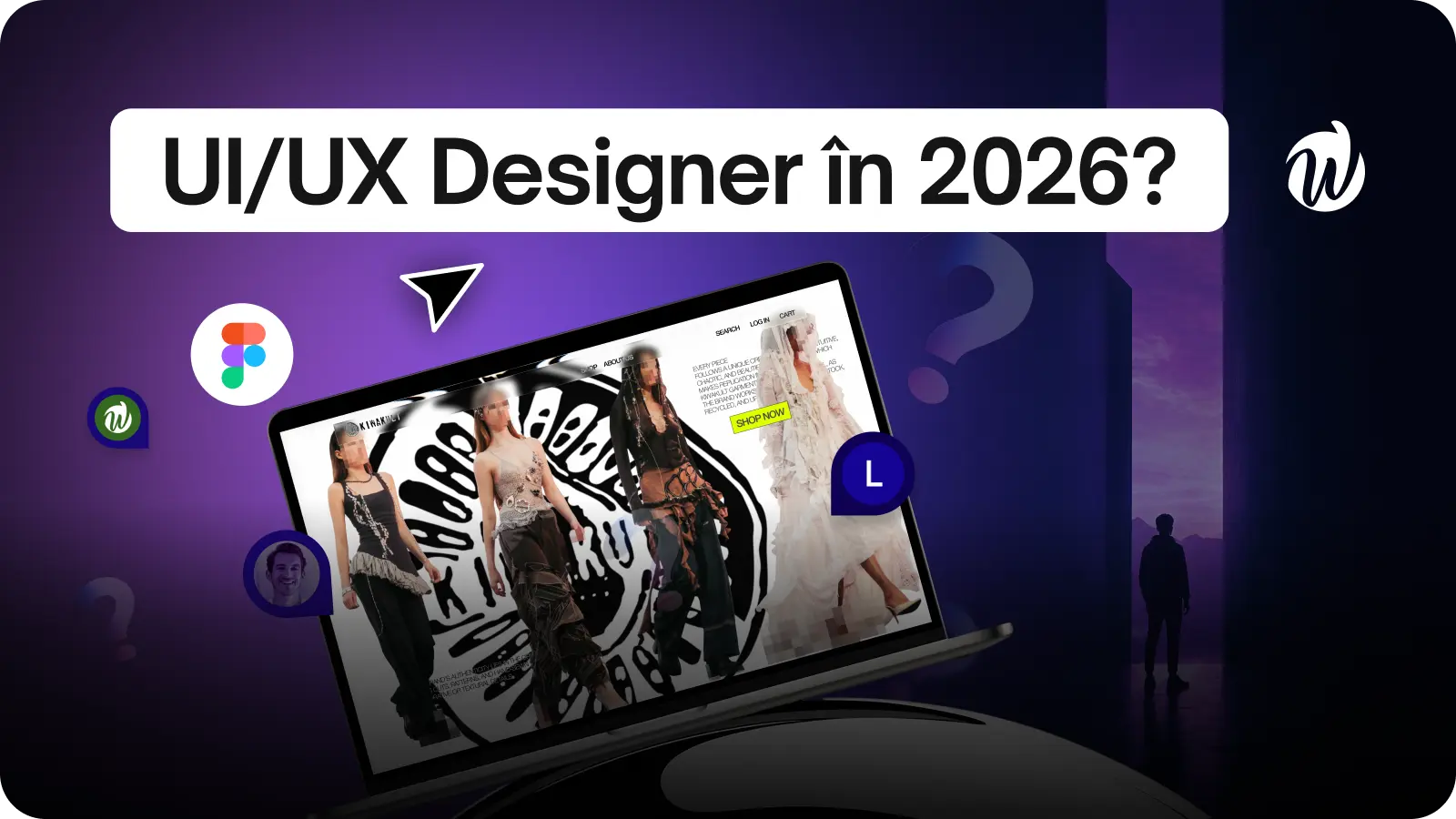 Copertă ilustrativă pentru articol despre UI/UX Design în 2026