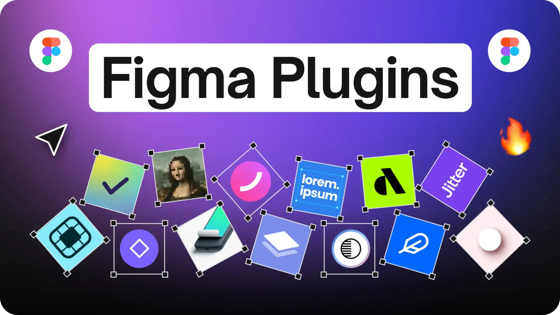 Copertă ilustrativă pentru articol despre top plugin-uri Figma în 2025