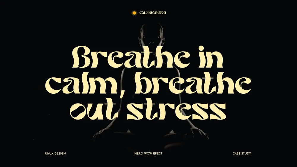 CalmHorizon — Landing Page