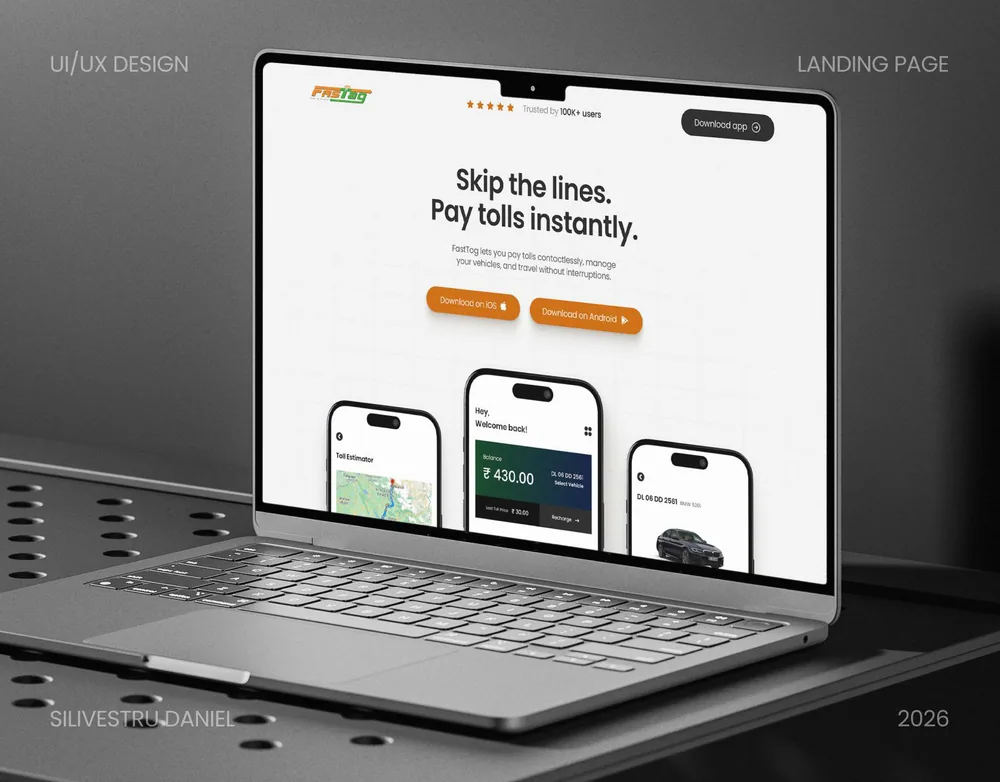 Fintech App — SaaS Landing Page