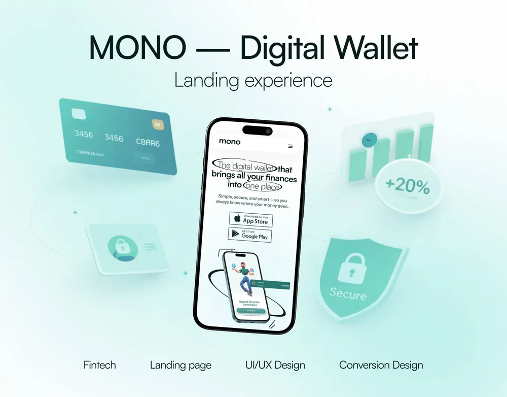 Mono — App Landing Page