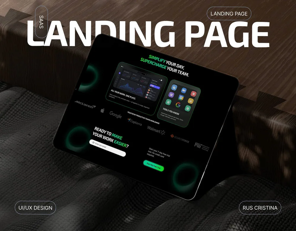 NTask — Landing Page Redesign