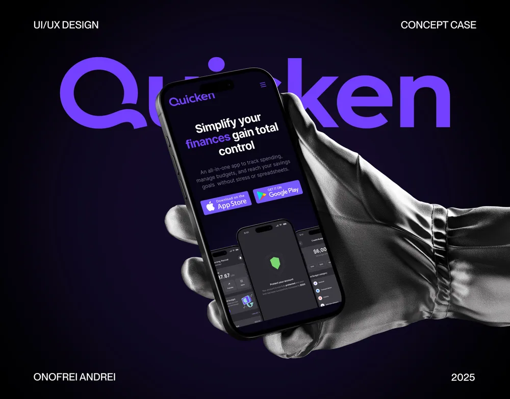 Quicken — SaaS Landing Page